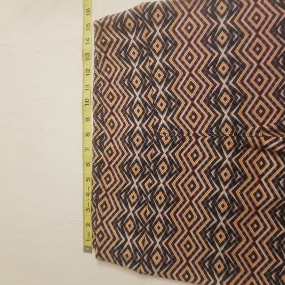 LuLaRoe Purple, Red and Yellow Zigzag Kaleidoscope Print Athleisure Leggings TC - Picture 5 of 12